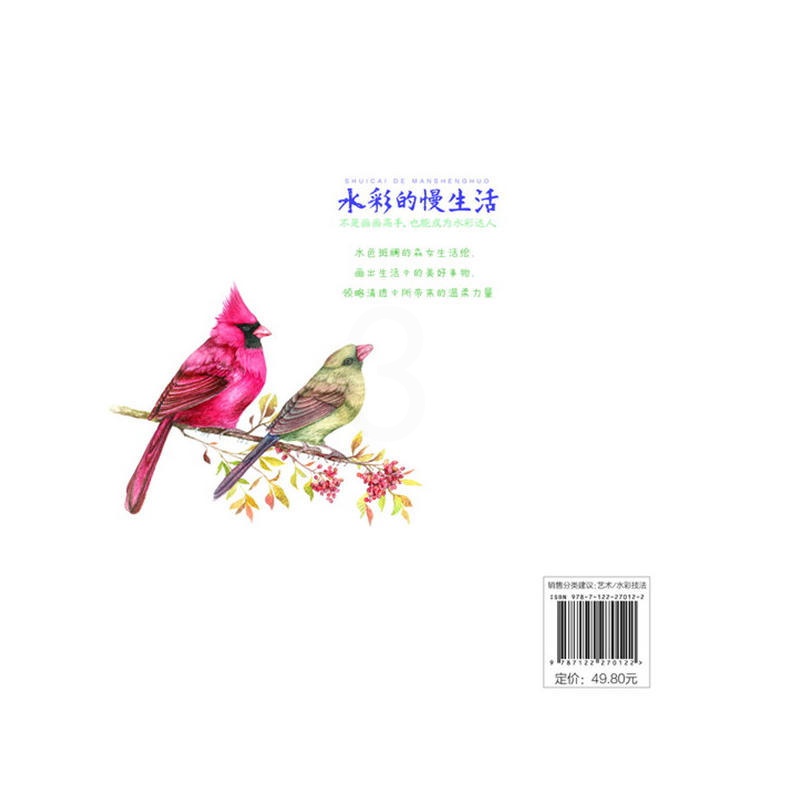 [正版] 水彩的慢生活:不是画画高手,也能成为水彩达人 云中山人三淼 化学工业出版社 书籍高清大图
