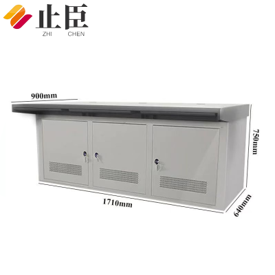 止臣 监控操作台 办公家具工作台指挥中心控制台工作调度桌 三联