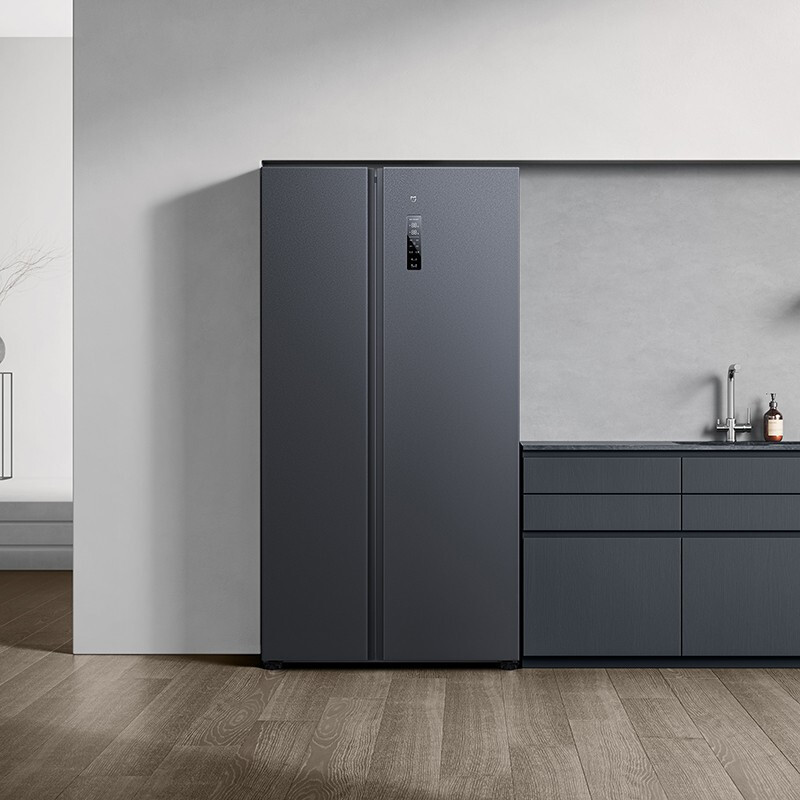 米家冰箱小米出品536l升对开门大容量家用冰箱双开门 一级能效风冷