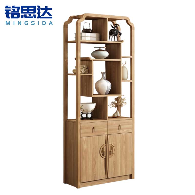 铭思达实木博古架80*30*191cm个