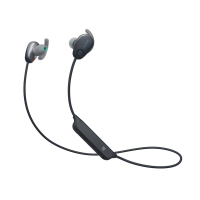 索尼(SONY) WI-SP600N 无线蓝牙运动跑步耳机 防水防汗降噪入耳式耳麦 重低音音乐运动耳 黑色