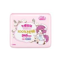 卫生巾七度空间姨妈巾少女系列棉柔表层透气日用超薄245mm*20片