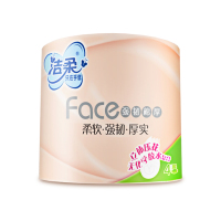 洁柔 卷纸 粉Face系列 四层120克*27卷 有芯卷纸 卫生纸 整箱 新老包装交替发货