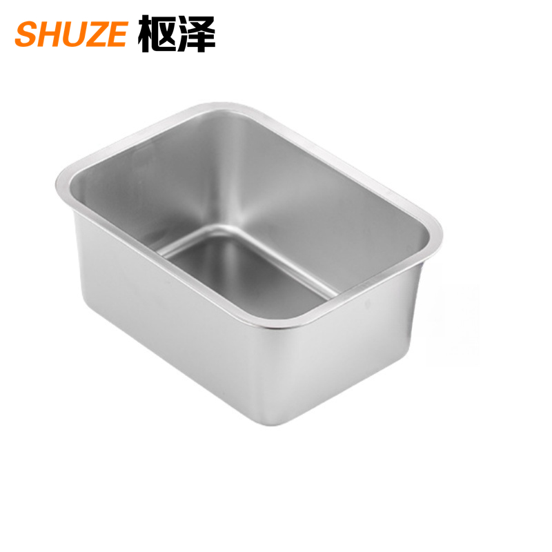 枢泽 不锈钢方盆 360*270*150mm 个高清大图