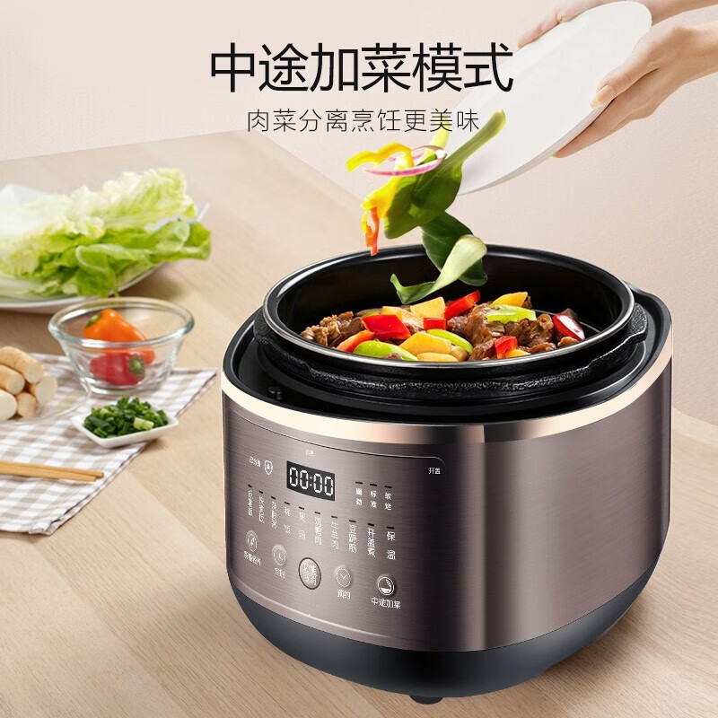 九阳(Joyoung)多功能电压力煲 5L大容量智能压力锅 Y-50C29高清大图