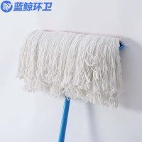 蓝鲸环卫 白40cm 加厚棉线老式普通宽头线吸水地拖 LJHW-9062