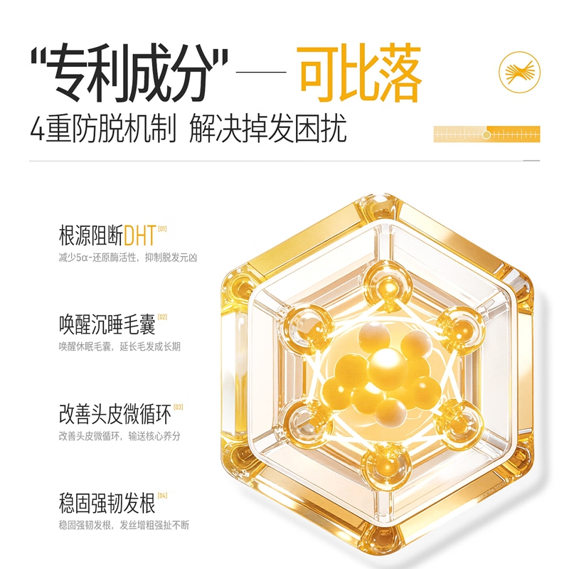 三个魔发匠防脱精华洗发乳400ml(圆瓶)高清大图