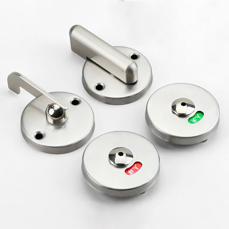 红鲸鱼 卫生间门锁扣 有无人指示锁厕所门锁 1个