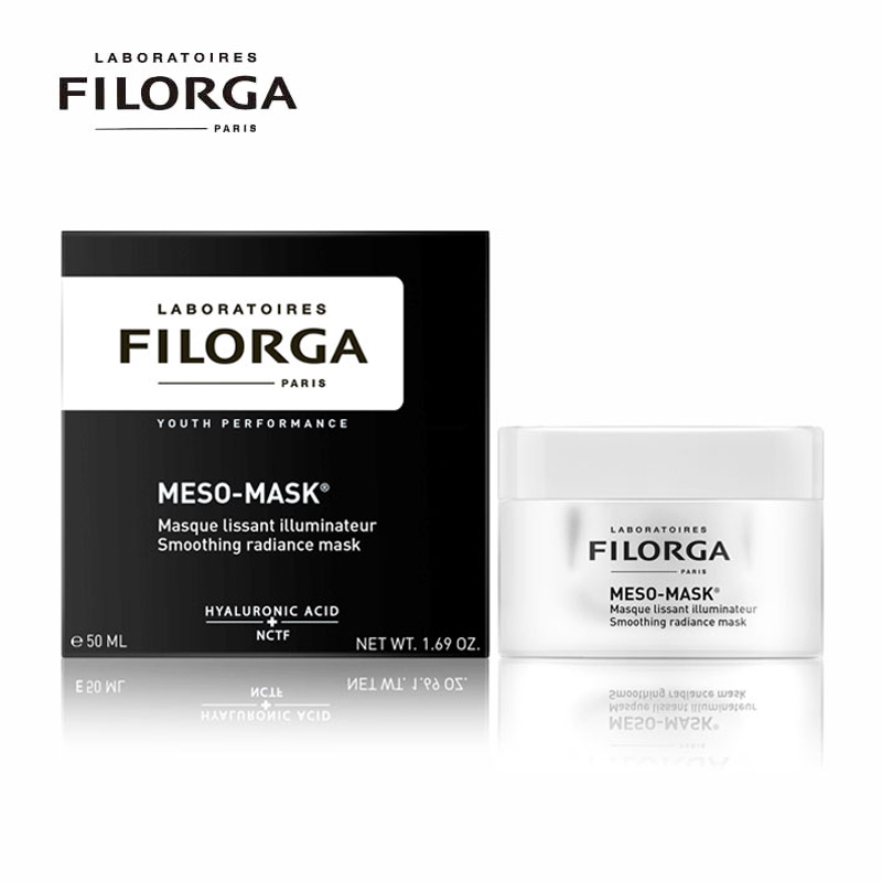 菲洛嘉(FILORGA)柔滑亮泽面膜50ml双支装(又名十全大补面膜 熬夜救星 紧肤淡皱 提亮肤色 法国原装进口)高清大图