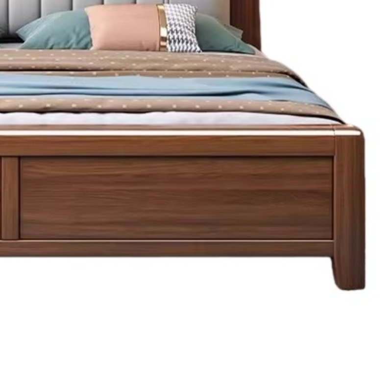 乐琪艺 实木床 1.5m 张高清大图