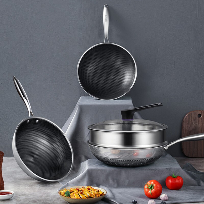 BTSM多功能蒸煮蒸笼炒锅BT180832cm