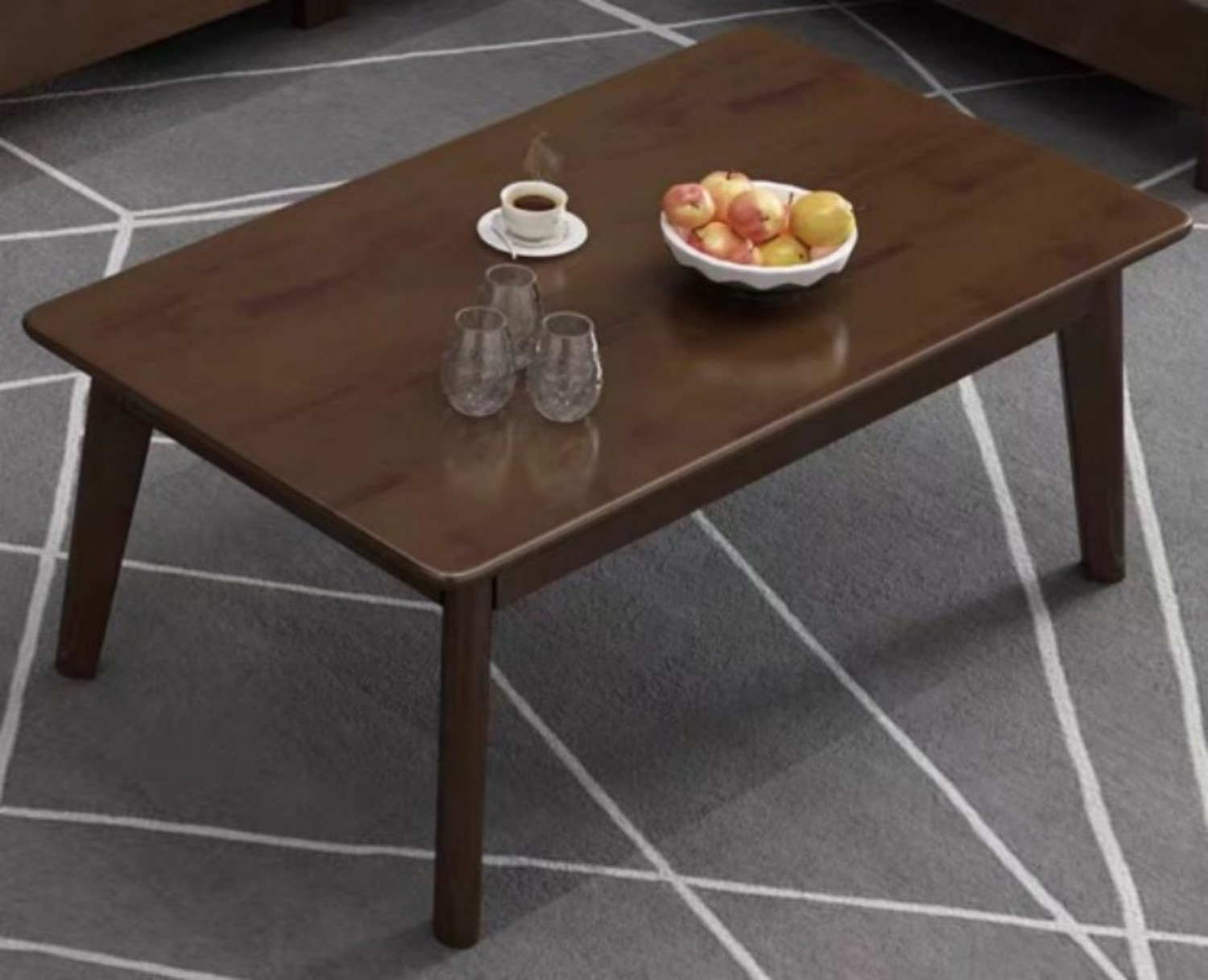 铜林现代简约实用茶几多功能家用咖啡桌高清大图