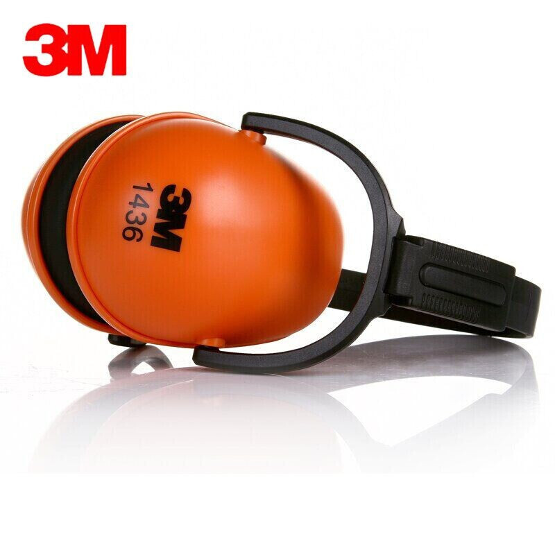 3M 1436降噪耳罩 隔音防噪耳机 射击学习睡眠旅行工厂加工折叠降噪耳罩