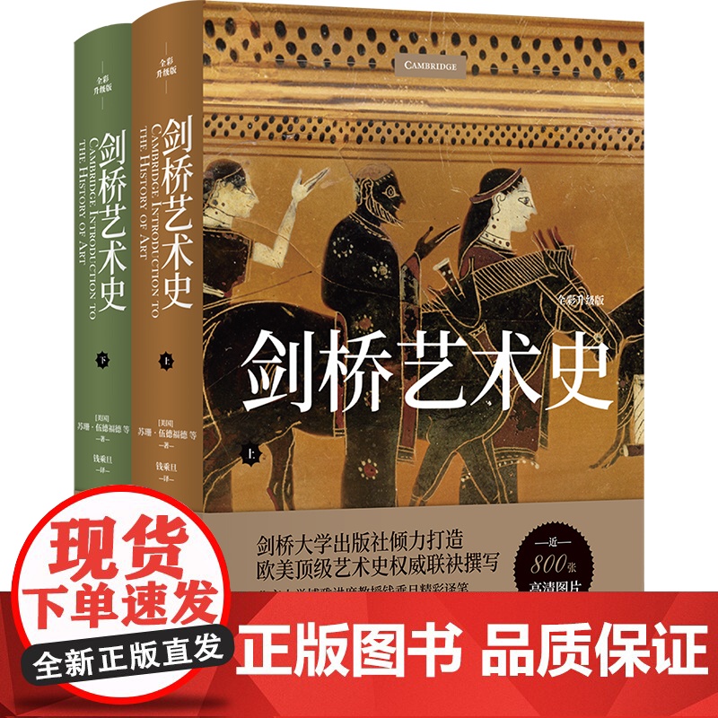 剑桥艺术史 全彩升级版 近800张高清艺术图片,欧美艺术史名家联袂撰写,北京大学教授钱乘旦精彩译笔,铸写西方艺术史经典高清大图