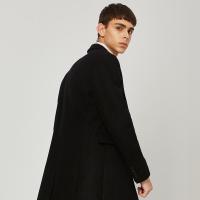 马克华菲男装秋冬款毛呢大衣男中长款保暖休闲时尚羊毛外套上衣
