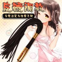 SM捆绑束缚用品 前戏情 主权教金属皮鞭 成人情趣性用品 另类玩具黑色
