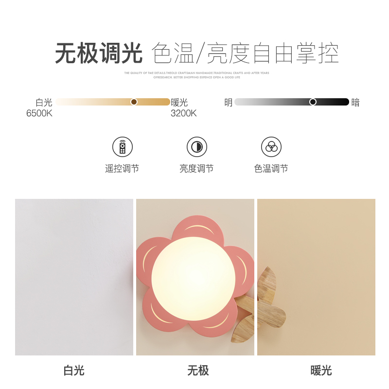 七只蚂蚁 儿童灯简约现代吸顶灯LED铁艺儿童灯 儿童灯简约现代卧室房间灯创意个性护眼男孩女孩北欧卡通LED灯具