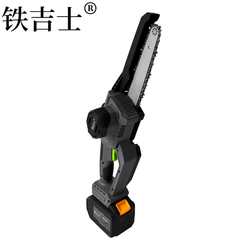 铁吉士 锂电电链锯 大功率无刷链锯 两电一充 套高清大图