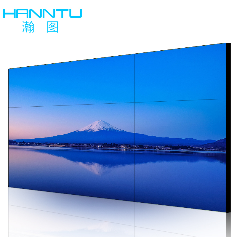 瀚图(HANNTU)CA5504S 55英寸液晶拼接屏商用显示屏液晶显示单元led电视墙3.5mm拼缝会议室大屏显示器