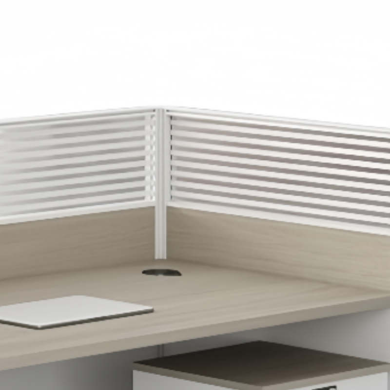 演发办公桌1人位张高清大图