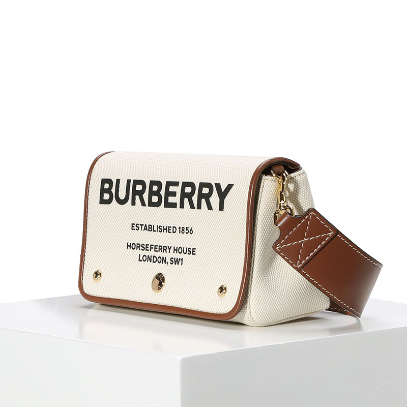 预订 BURBERRY 博柏利 女包 Horseferry 帆布 斜挎包单肩包8026608