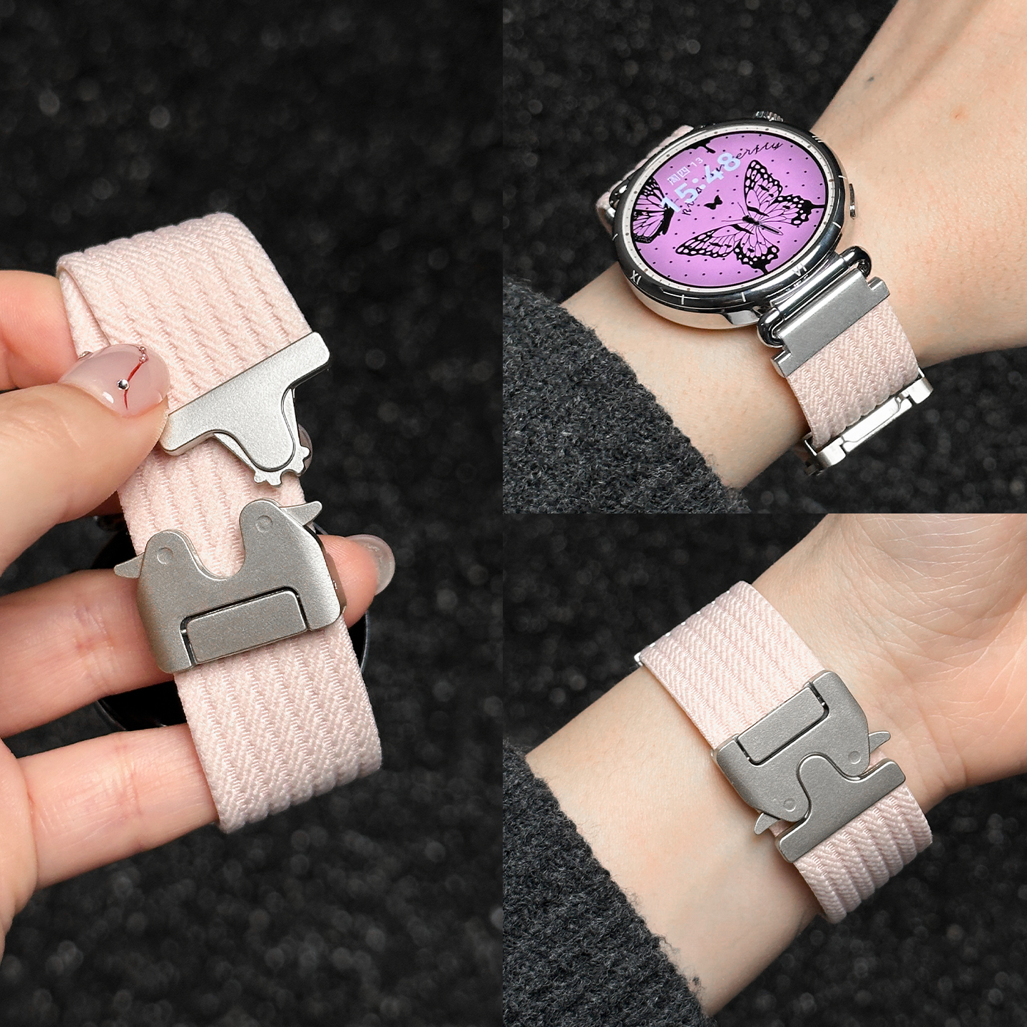 适用小天才电话手表表带Z10/Z9可爱挂脖Z11新款Z8Z7S保护套3139B高清大图