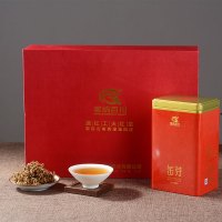 茗纳百川 凤庆滇红茶金丝滇红云南工夫红茶金芽125克*2罐250克礼盒装