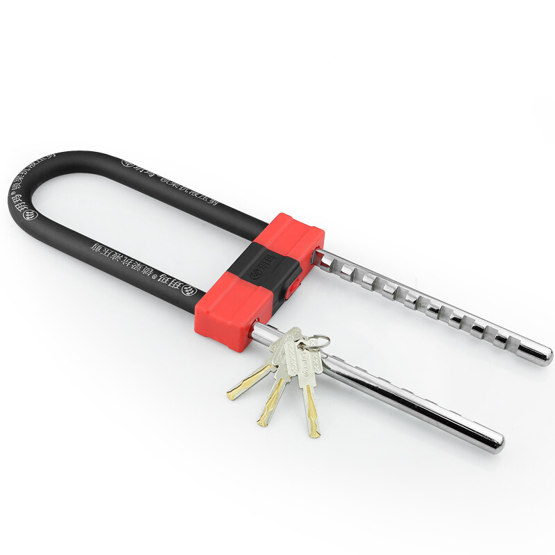 玥玛750e9082抗剪u型c级锁芯防盗锁