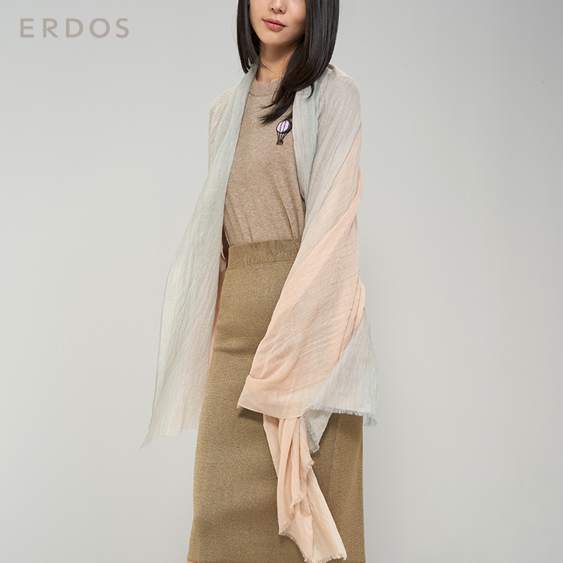 鄂尔多斯ERDOS 秋冬女款披肩