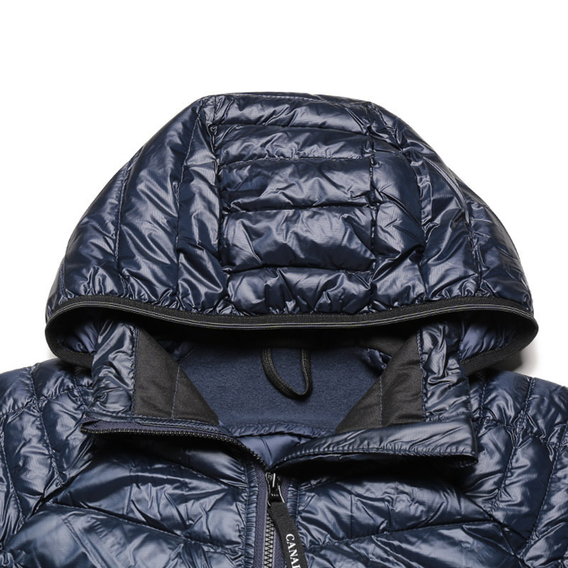 canadagoose加拿大鹅女士锦纶聚酯纤维薄款鹅绒连帽羽绒服外套2716l