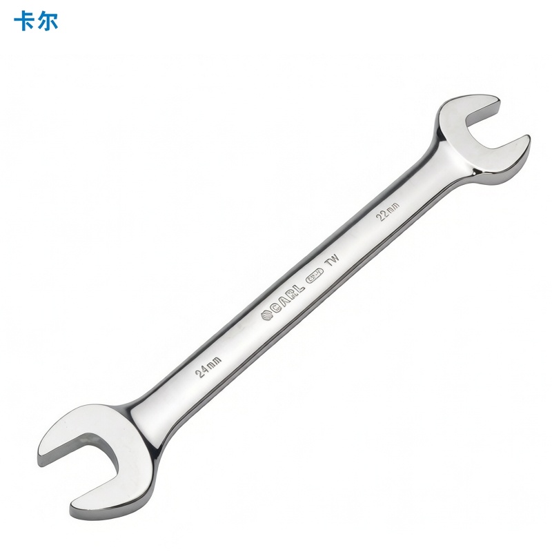 卡尔 航空级全抛光双开口扳手22×24mm 22116 把高清大图