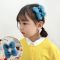儿童发夹蝴蝶结头饰可爱公主小女孩发饰儿童小号发夹头饰夹子|可爱Baby酒红-浅紫[2对]