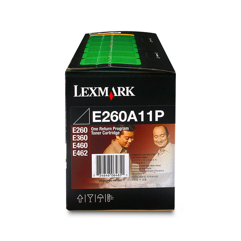 利盟(Lexmark) E260A11P 黑色碳粉/墨粉 标准容量 官方原装正品 适用E260DN