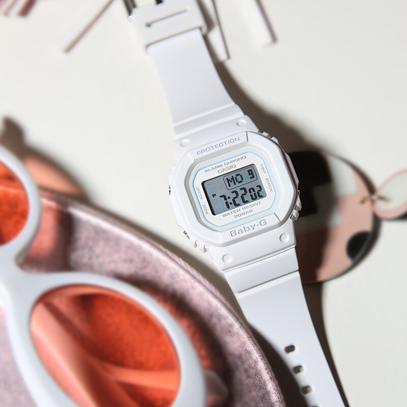 卡西欧(CASIO)手表BABY-G系列数字显示多功能运动石英手表时尚腕表 BGD-560-7
