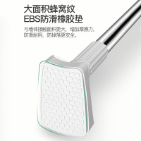 幸福派 窗帘杆伸缩弹簧杆免打孔安装加厚收缩杆配件支架罗马杆单杆窗帘轨道伸缩杆免打孔阳台收缩杆子罗马杆加厚窗帘杆子