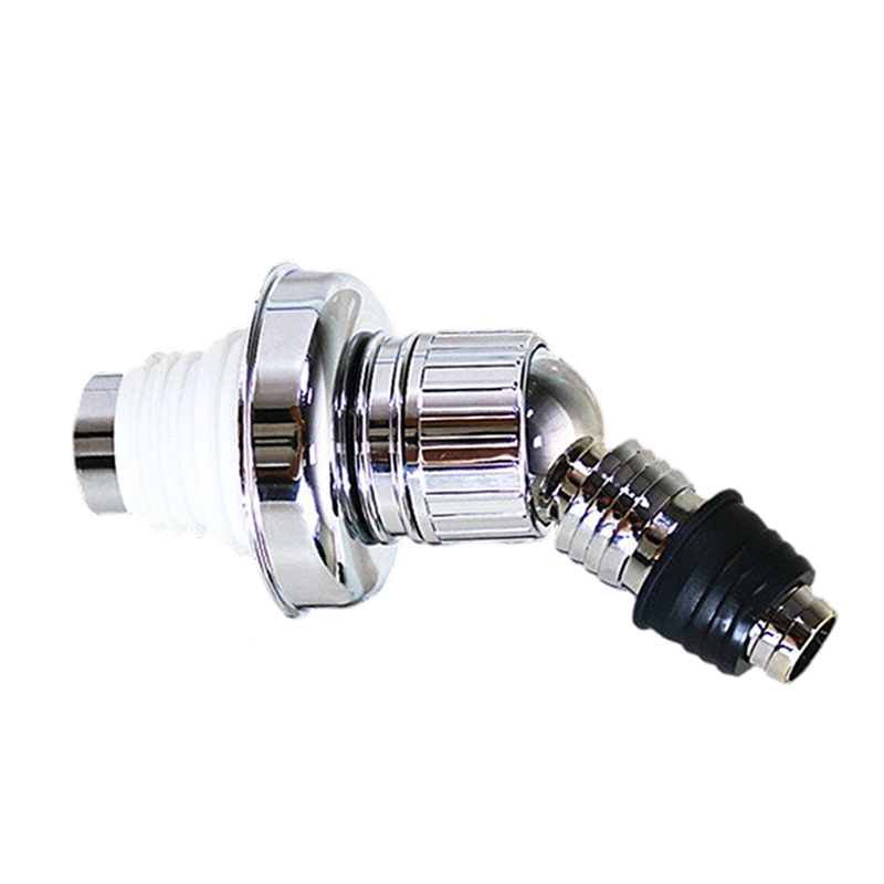 LONMATE 地漏接头电镀万向直通SL496 一个高清大图