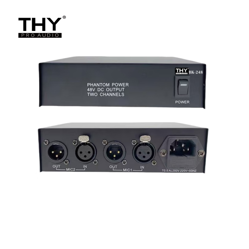 THY PRO AUDIO48V幻象供电盒BK-248 台 黑色2进2出 统一颜色