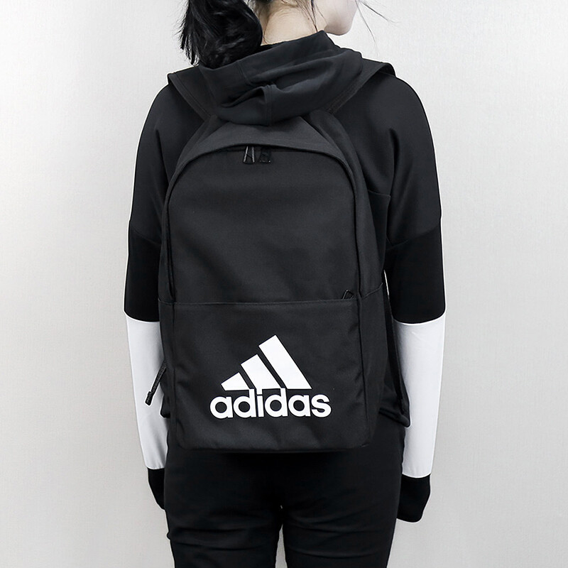 Adidas阿迪达斯男包女包2018春季新款学生书包旅行包运动双肩背包CF9008
