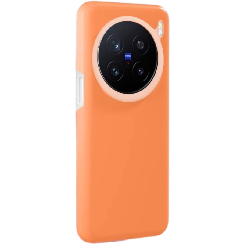 可波 适用于vivo系列X200/pro果冻硅胶壳X100pro新款软糯耐脏果冻防摔壳 X200pro橙色