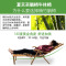 竹躺椅可折叠椅午休椅午睡椅家用老人休闲凉椅靠背椅阳台椅摇摇椅 皮带加长摇椅