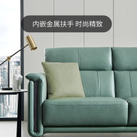 芝華仕(CHEERS)芝华仕都市沙发 头层牛皮现代简约客厅家具组合中户型 皮艺3023