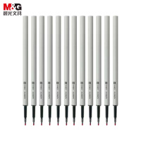 晨光(M&G)文具黑色0.38mm中性笔芯 按动子弹头签字笔替芯 优品系列 12支/盒2601