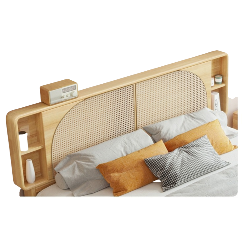 橡木床1.5*2.0米 张高清大图