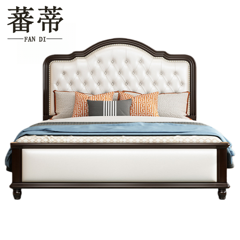 蕃蒂.实木床高清大图