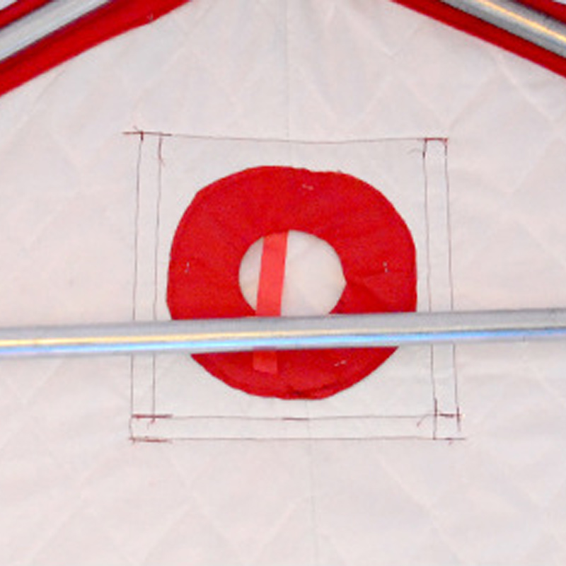 探在途 TZT40614151 防雨帐篷应急救援消防红帐篷 2*3m高清大图