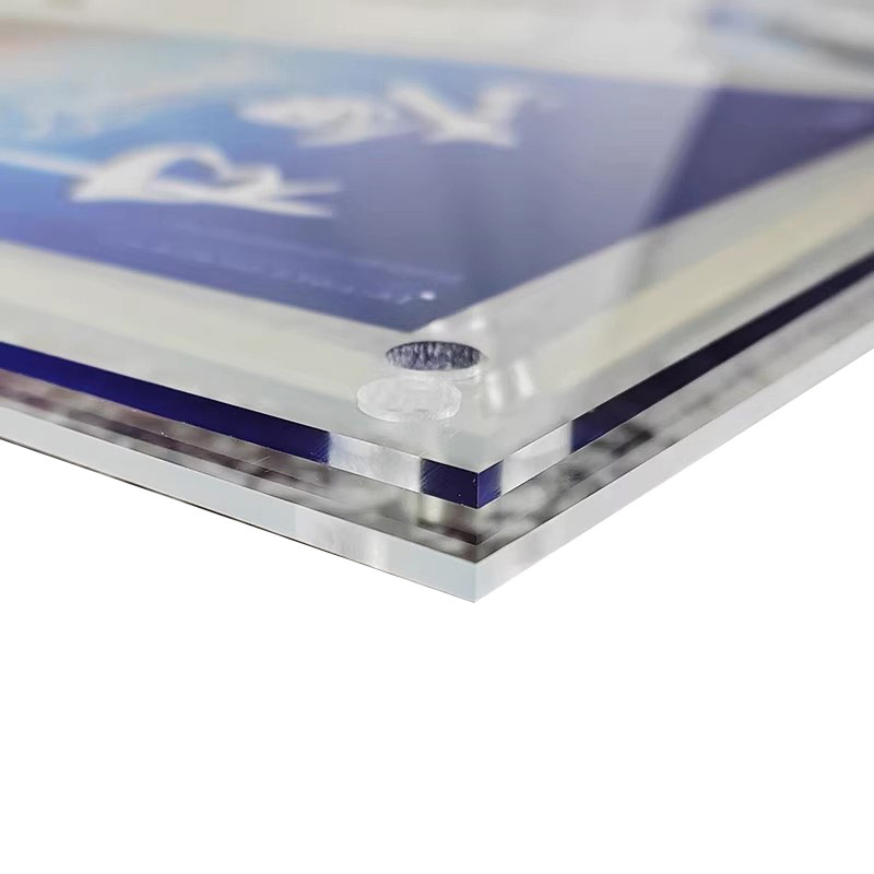 瑾如云海 亚克力展板 广告牌 双层60*90cm 厚5+3mm 个高清大图