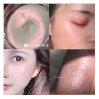Bueqcy生姜高光粉饼修容土豆泥麻薯高光闪粉脸部提亮液张凯毅推荐 01#水晶粉桃桃 单个