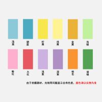 彩色a4打印纸儿童手工折纸彩色纸红色70克彩色打印纸复印纸手工纸|湖蓝(100张/包)