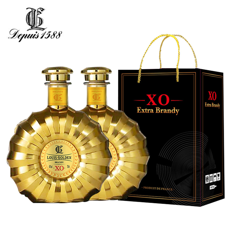 路易高登拿破仑xo白兰地700ml2礼盒装