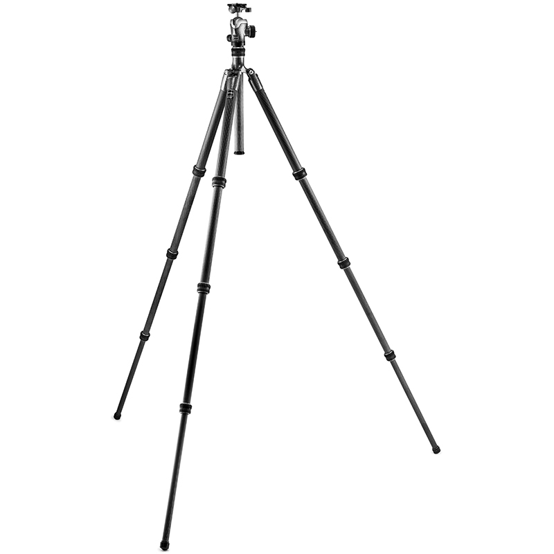 捷信(GITZO) GK2545T-82QD 新旅行者2号4节碳纤维球型云台三脚架套装(GH1382QD)